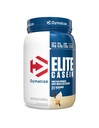 Dymatize Elite Casein Protein Powder, Počasno absorpcijo z izgradnjo mišic Aminokisline, 100% Micellar Kazein, 25g Protein, 5.4g BCAAs & 2.3g Leucin, Pomaga Recovery čez noč, gladko Vanilla, 2 funt