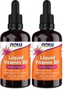 Zdaj dopolnila, tekoči vitamin D-3, močne kosti*, strukturna podpora*, 2-ounce (paket z 2)