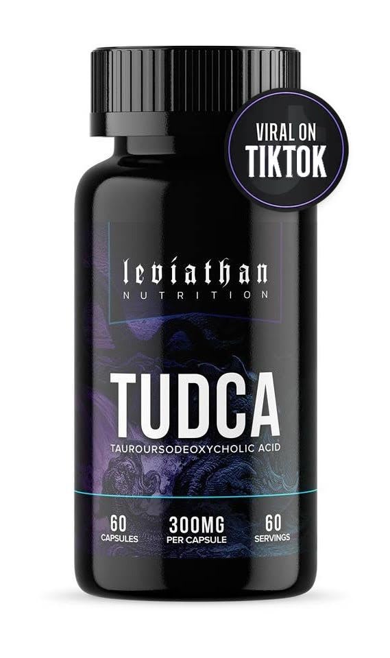 Leviathan Nutrition TUDCA Bile Soli 300mg - Tudca (Tauroursodeoksiholična kislina) Dodatek 60 kapsul