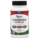 Zenesis Labs Candida Complex Cleanse Detox Kaprilna kislina dodatek, Origano Extract, probiotiki, encimi (60 kapsul, 30 dnevna oskrba)