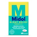 Midol Bloat Relief Caplets z Pamabrom, Relieve Bloating simptomi pred in v vašem obdobju, zagotavlja do 6 ur pomoči za ženske, 60 grof