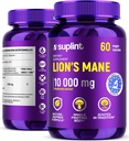 Levje grivaste gobe Dodatek 10.000 mg 