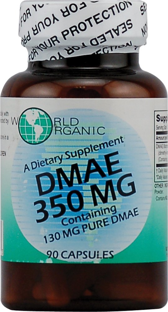 Svetovni organski DMAE - 350 mg - 90 kapsul