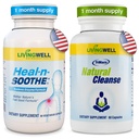 HEAL-N-SOOTHE Natural Cleanse dodatek Proteolitic Enzyme in Natural Digestive Health dodatek