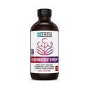 Zhou Nutrition Elder-Mune+ Syrup - Organski črni starejši sirup za odrasle, Imunska podpora Eliksir z jabolčnim kisom, Echinacea Tincture, naravna Wellness - 8 Fl Oz steklena steklenica