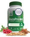 Zdravje Thru Nutrition GlucoPro Max - z 1.500mg Berberine, Chrominex + Chromium, in 1.000mg cimet 
