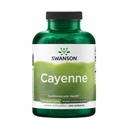 Swanson Cayenne - Zeliščni dodatek za spodbujanje digescije, kroženje in metabolizem podpora - naravna Formula lahko podpirajo zdravje srca - (300 kapsule, 450mg vsak)