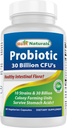 Najboljši naravni probiotik 10 sevi in 30 milijard CFU črevesna flora, 60 Veggie kapsule (60 število (Pack of 1))