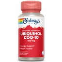 Solaray Ubikinol CoQ-10 100mg Izboljšana absorpcija Mehkužci - Ubikinol CoQ10 Dopolnilo za moške in ženske, Koencim Q10-30 Mehkužci