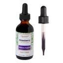 Quantum Health Black Elderberry Liquid Extract Sambucus Nigra Imunska podpora Formula 700mg - Dnevna Wellness povečanje močnih antioksidantov za ženske in moške - visok odmerek, hitra absorpcija, Vegan - 2 Fl Oz