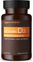 Elementi Vitamin D3, 2000 i.e., 180 Softgels, 6 mesec dobave (Packaging se lahko razlikuje), Podpira močne kosti in imunskega zdravja