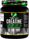 Čisti kreatin monohidrat v prahu dodatek, nearomatiziran, podpira razsute mišične energije, regeneracija, & moč - Kreatin dodatek za moške in ženske - 500G, 5000mg na Serv (5g) - 100 Servings