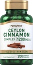 Piping Rock Ceylon Cimet Kompleksne kapsule 1200 mg 