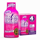 Vitamin Energija Mood+ Ekstra Energija Shot Tropical Berry 4 Pack, 260mg Naravni kofein, B-vitamini, Rhodiola, Kamilica, Mood & Energy Podpora, Nič sladkorja, Gluten-free, Vegan, 1,93 fl oz