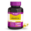 Vitamin D3 5000 i.e. – 500 Softgels – Podpira obrambni sistem, zdravje kosti in mišic – družinska velikost