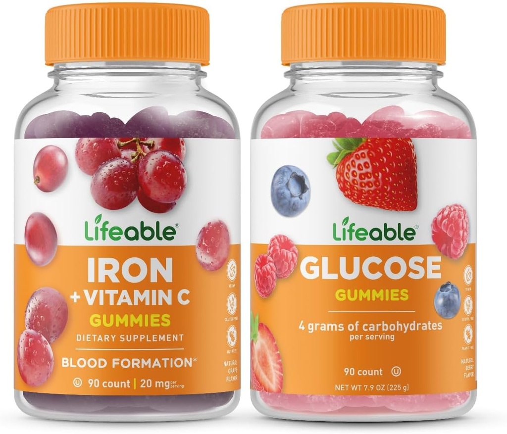 Življenjski likalnik z vitaminom C + glukozo, gumijasti kosmiči - odličen okus, vitaminski dodatek, brez glutena, brez GSO, žvečljivi gumi