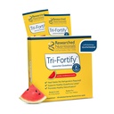 Researched Nutritionals Liposomal Glutatione (450mg) Tekoči gel + Vitamin C - Tri-Fortify - Aid Natural Energy, Imunska podpora & Detox - Klinično raziskano za absorpcijo, lubenica (20 paketov)