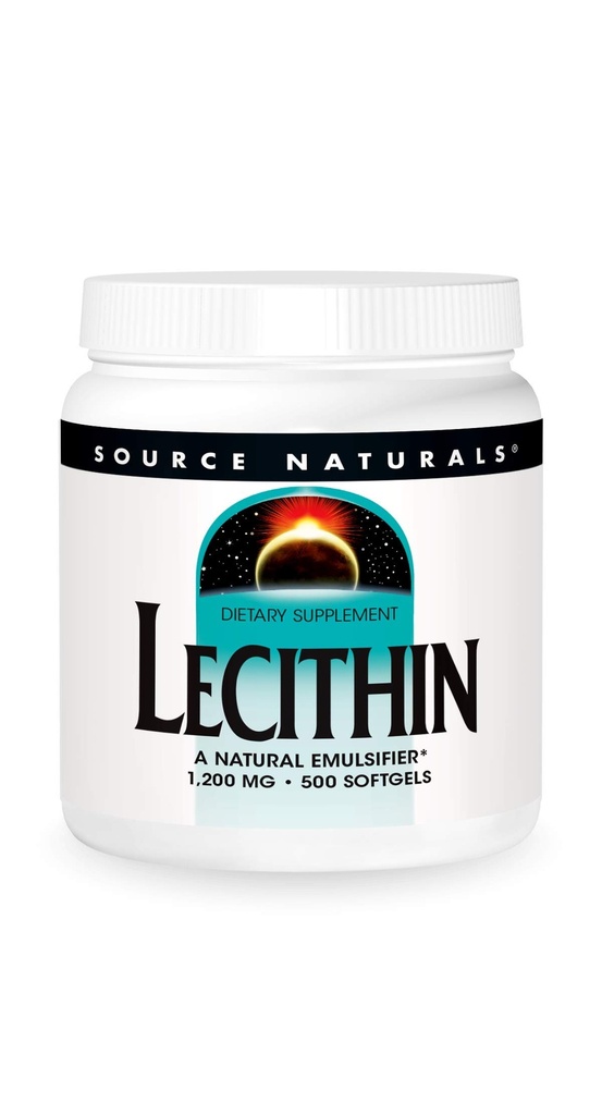 Vir Naturals Lecithin 1200 mg, Naravni emulgator - 500 Softgels