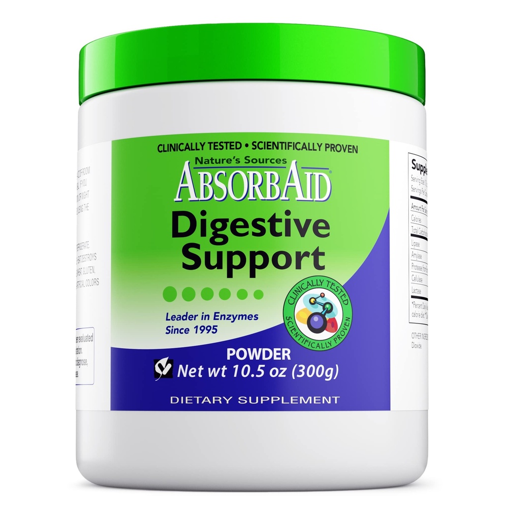 Absorpcija Absorbcija aid Prebavni encimi 300 po Gramu, dokazano za povečanje vitalne absorpcije hranil za do 71%