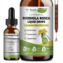 Totarija 16-v-1 Liposomska Rhodiola Rosea Tinktura, Ultra Jakost Rhodiola Dodatek w/Ashwagandha, Žafran, Magnezij, SAM-e, Rhodiola Rosea Ekstrakt Tekoče kapljice za naravno sprostitev, Mood, Energija