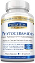 Phytoceramids 350mg iz 100% pšenice -Vitamin A, C, E in D3 - Reverzno staranje kože, Relevantna vlaga in popravila kože - 100% Pure Natural - 30 kapsule - Vegansko prijazno