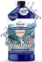Optivida Health Coloidal Silver Liquid (32 oz) – Premium Nano Silver Coloidal dodatek za dnevno wellness in imuno podporo, naravni tekoči srebro hidrosol za odrasle in otroke, ne-GMO, Gluten-free