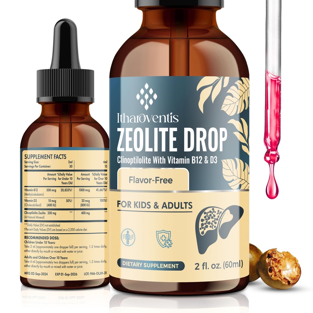 Zeolitne tekoče kapljice, 2 Fl Oz