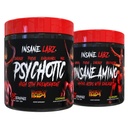 Insane Labz Hellboy Bundle, psihotični Hellboy Pred vadbo in Insane Amino BCAA, povečanje mišične mase, moč, fokus in čas okrevanja, limonada