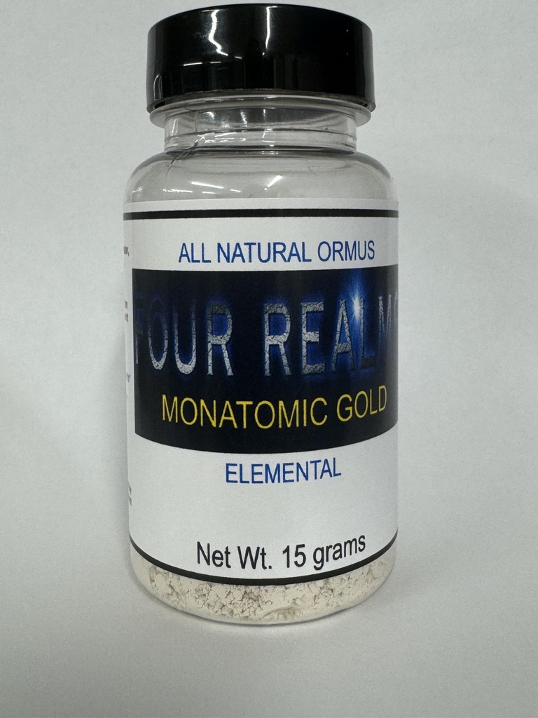 Štiri kraljestev Monatomic Gold Monoatomic Elixir 15 Grams - Ormus - Orme, koloidal - nič soli ali polnila