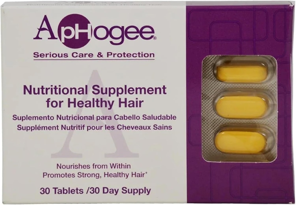 ApHogee Vitamin dodatek za zdrave lase 30 tablete