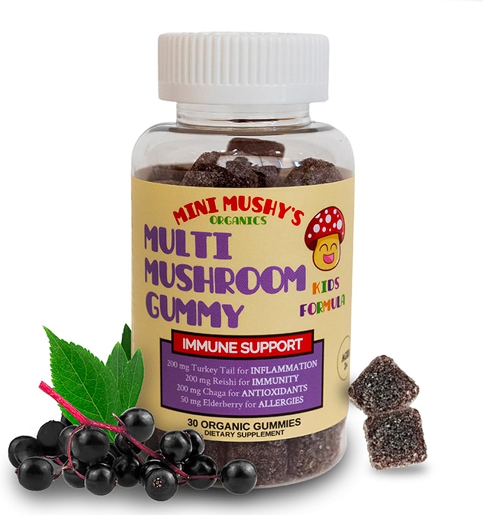 Mini Mushyjeva organska imunska podpora Daily Gumies 