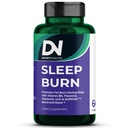 Sleep Burn Night Fat Burner,Noč Shred Fat Burner in naravna podpora za spanje za moške in ženske,Metabolizem Booster z vitaminom B6,L-Theanine Melatonin Astragalus Ceylon Cinamon Berberine 60ct