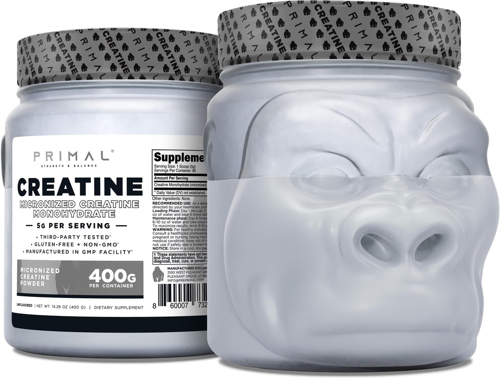 Primarni kreatin monohidrat v prahu (400 gramov) 