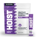 HOIST Elektrolitsko pijačo Mix Powder Packs – Hitra rehidracija, Military Hydration Formula – Grozdje (12 Enostranski paketi)