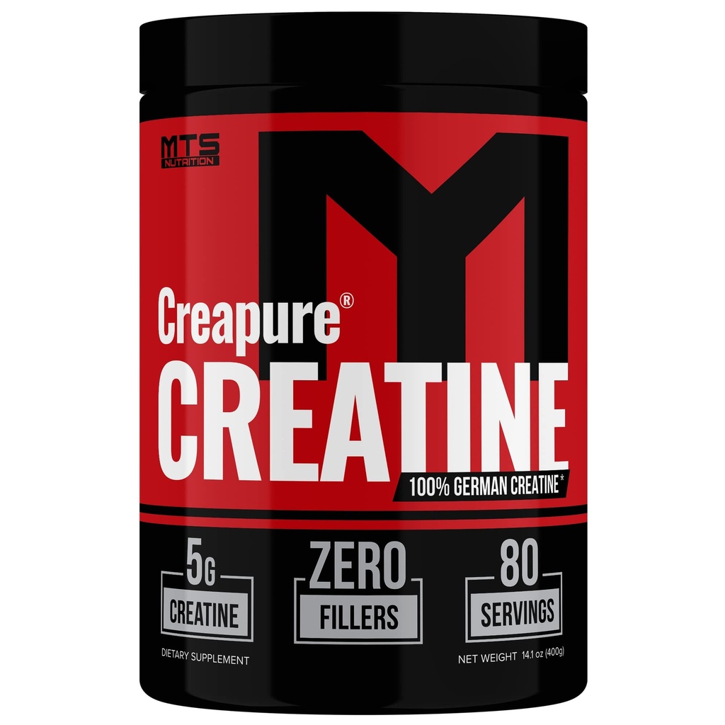 MTS Nutrition Creapure Creatin v prahu - Mišična rast in regeneracija dodatek - 80 Služabniki brez arome