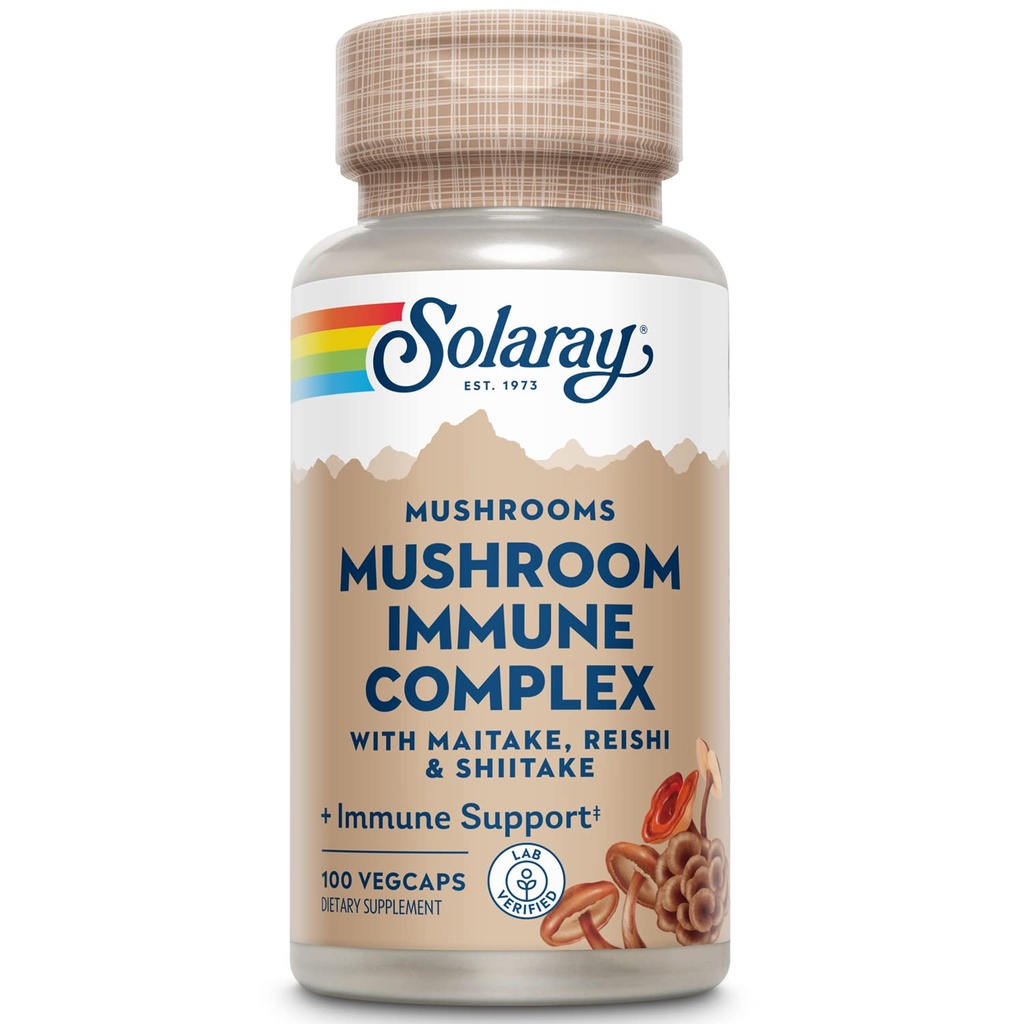 SOLARAY Organsko gojeni gobji imunski kompleks 600 mg 