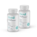 Biosil Collagen Booster Supplement - 60 tekočih kapsul, paket 2 - Patentiran aktivator ch-OSA za kožo, lase, nohte in sklepe - Podpira naravno proizvodnjo - 60-dnevno oskrbo