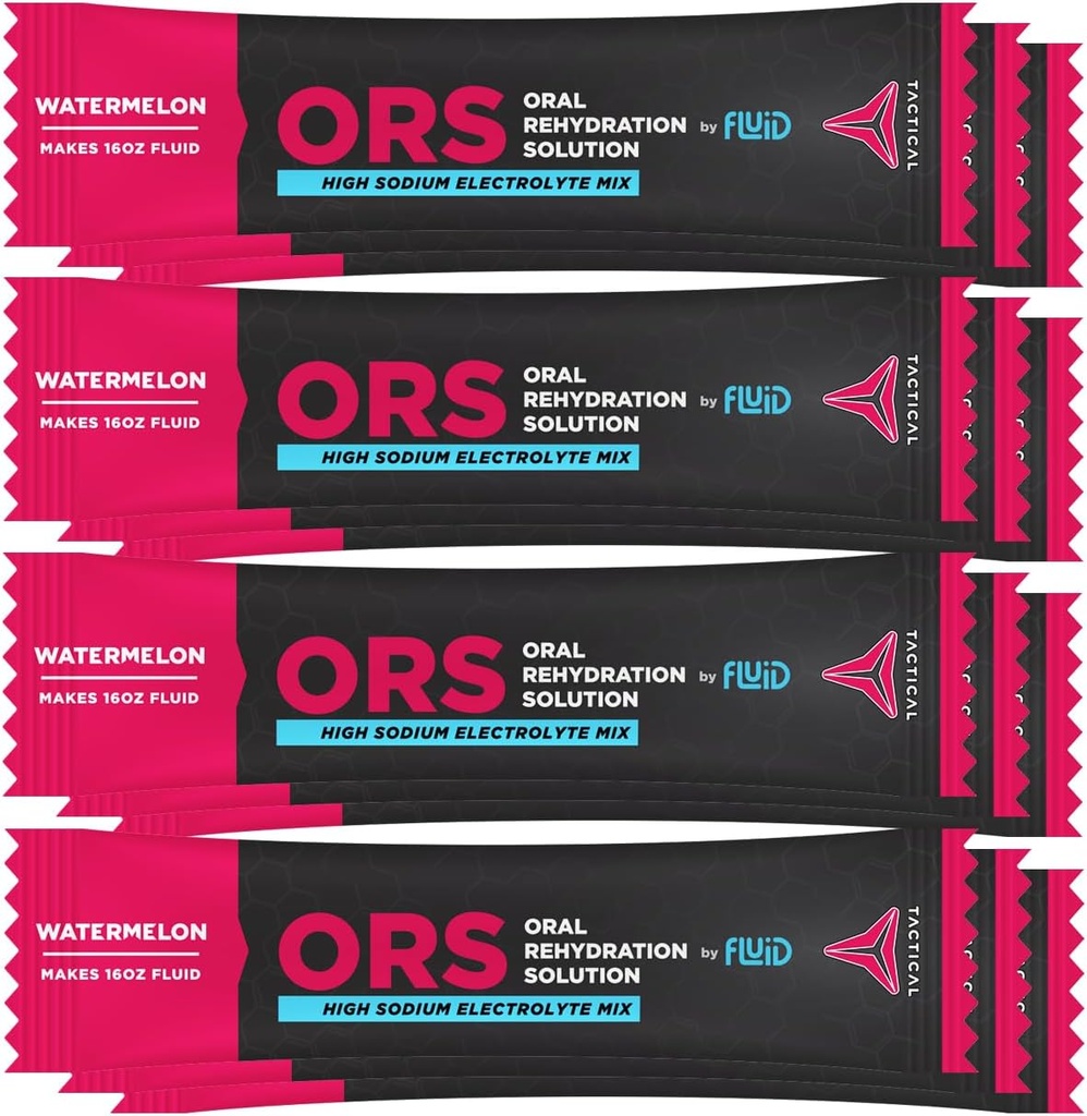 Tekočina taktična - ORS (Oral Rehidracija Solution), Recover hitrejši, ekstremna dehidracija Elektroliti, 12pack (Watermelon)