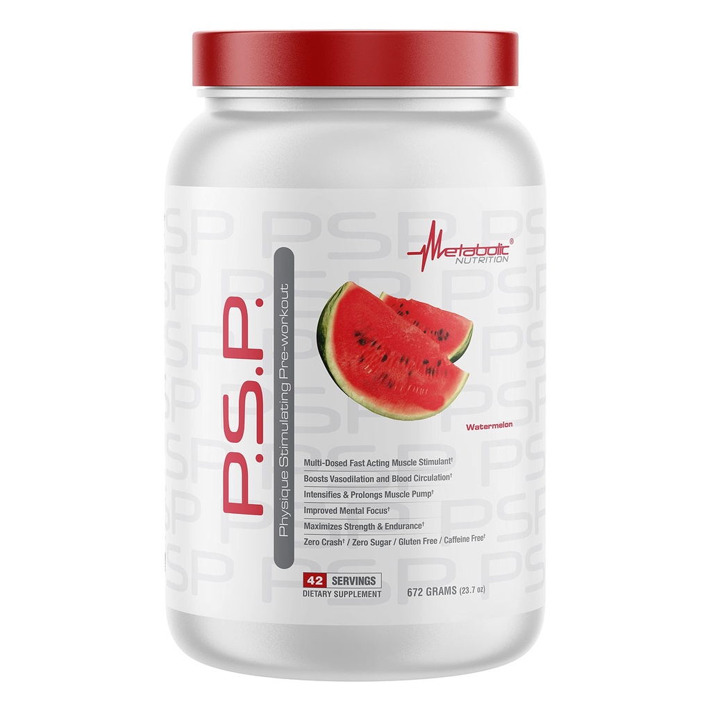 Presnovna prehrana P.S.P. Fizik Stimulating PreWorkout 672g Zero Sugar Caffeine Free (Watermelon)