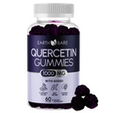 Quercetin Gumies with Elderberry, Cink & Vitamin C – Imunska podpora dodatek – Antioksidant & Seasonal Wellness – Vegan, Non-GMO, Natural Berry Flavor – 60 Gummies