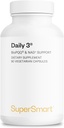 Superpametni Daily3 + Bio PQQ (All-in-One Formula) - Multivitaminski za ženske in moške - 45 Essential Nutrients 
