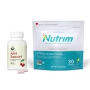 Sur Nutrim Oat Bran Powder s 750 mg beta-glukana na serviranje skupno podporo Fruitex-B Tart Cherry Kapsule