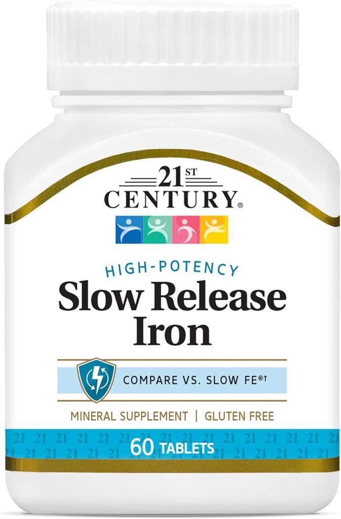 21st Century B 12 2500 μg 110 Count & Slow Release Iron 60 Count