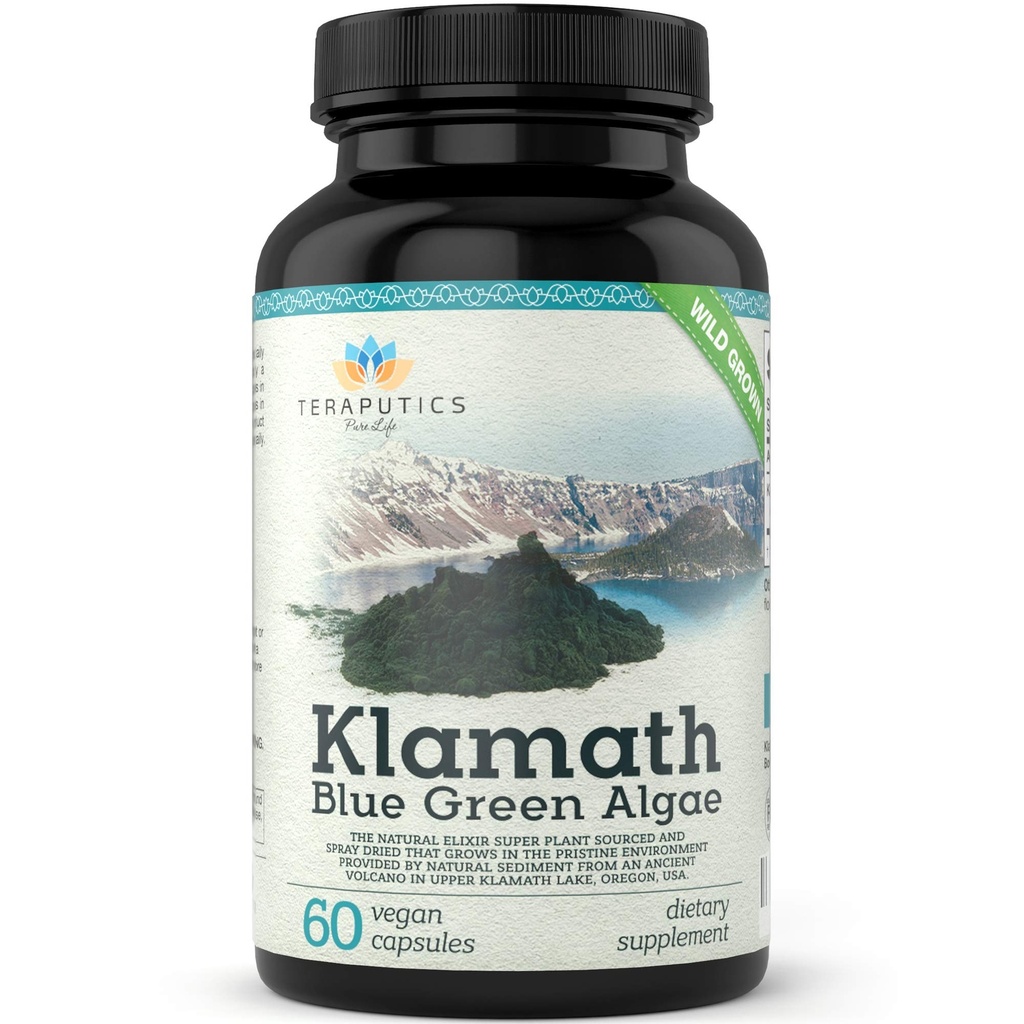 Premium Klamath Lake Blue Green Algae - Močnejši kot Spirulina in Klorella dodatki 