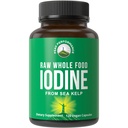 Surova cela hrana Jod Supplement from Organic Kelp (Ascophyllum Nodosum) by Peak Performance. Podporne tablete kalijeve jodide za presnovo, energijo in imunski sistem. 120 veganskih kapsul, tablete.