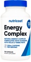 Nutricost tablete naravne energije kompleks 120 Kapsule, 100mg kofein - Gluten brezplačno - Non-GMO