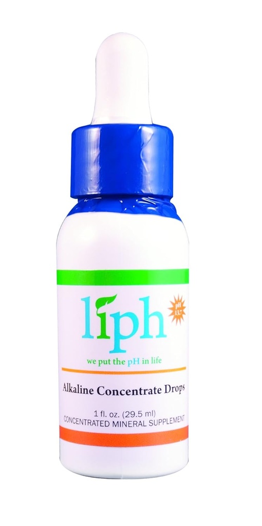 Liph Rešitve Ultimate Ph Balance - 1 oz. Dropper Alkalinski mineralni koncentrat tekočega silika