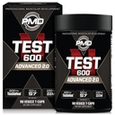 PMD športni N-test 600 Napredni booster dušikovega oksida za moške - s klinično študija testofen - Lean mišice in moč pridobi z estrogena Supresija (90 Veggie - Caps)