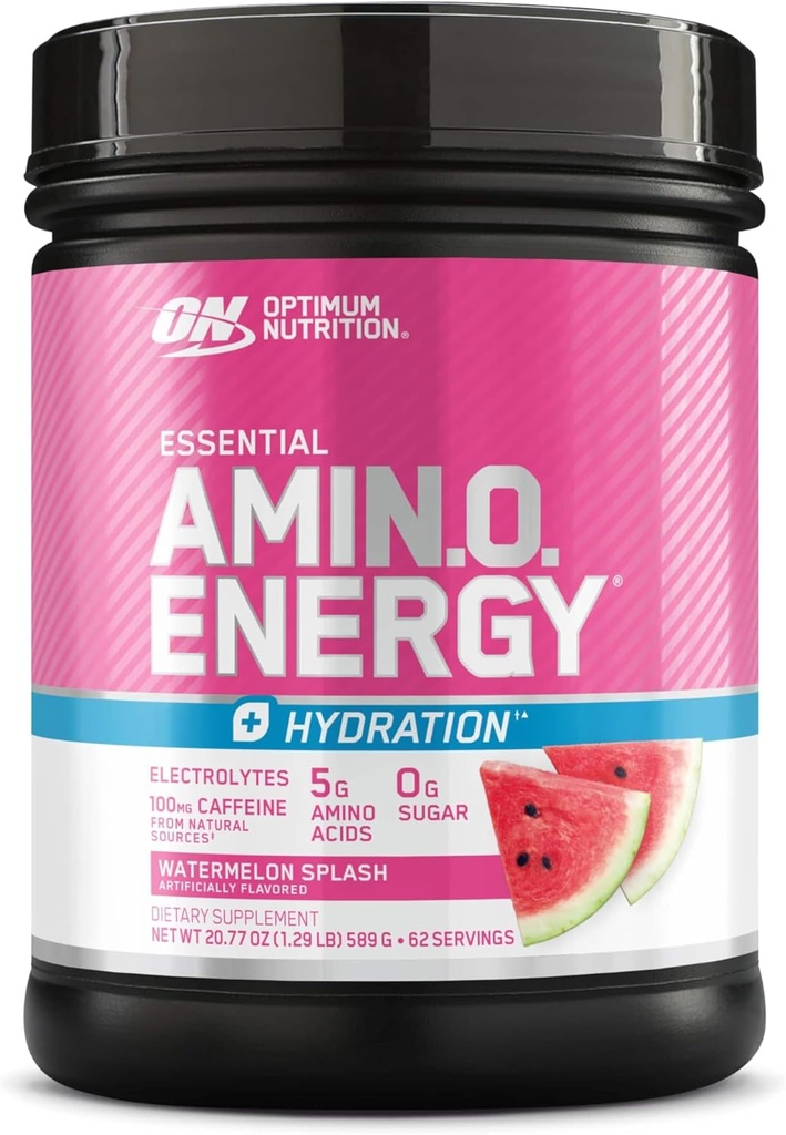 Optimum Nutrition Amino Energy + Hydration, Watermelon Splash, 62 Serving
