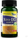 Amerika Medical & Science Xtra D3 Vitamin D 10.000 i.e. (250 mcg) holekalciferol dodatek za moške in ženske (60 enostavno požiranje softgels) Najboljši za kosti, zdravje srca, podporo imunskega sistema, pljučno funkcijo